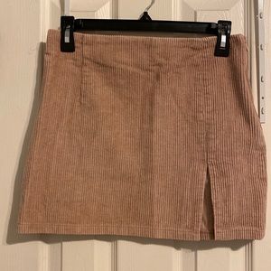 Corduroy mini-skirt
